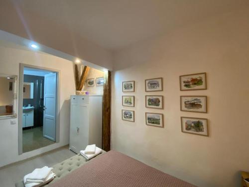 Koupelna v ubytování Liric Studio