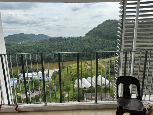 Nespecifikovaný výhled na hory nebo výhled na hory při pohledu z apartmánu