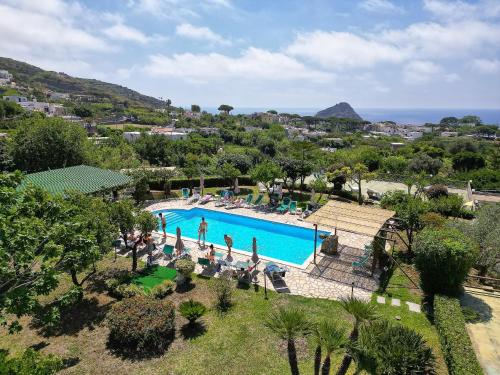 an image of a swimming pool at a resort at Tenuta Villa Tara in Ischia