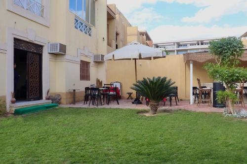Zahrada ubytování K Boutique Hotel MedSpa-Pyramids & Grand Egyptian Museum