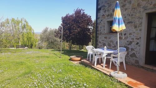 Jardín al aire libre en Agriturismo LUCERTOLA