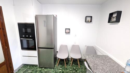 Kuchyň nebo kuchyňský kout v ubytování Reihenhaus in Alcanar mit Garage