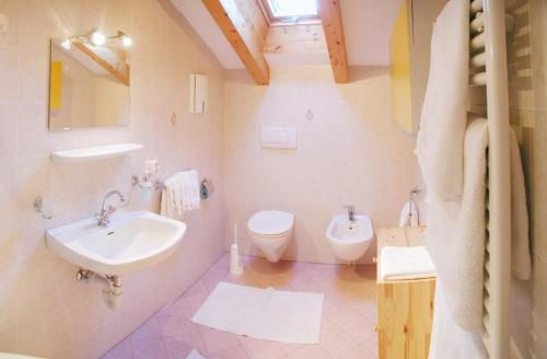 Koupelna v ubytování Ferienwohnung Luttach