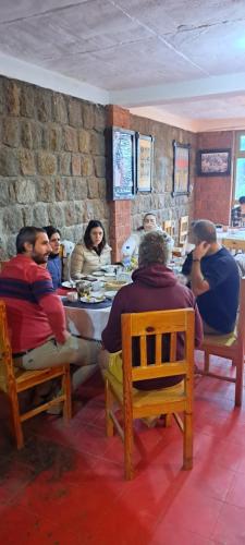 Coin salon dans l'établissement Zan-Seyoum Hotel - Lalibela
