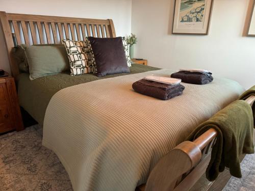 Ένα ή περισσότερα κρεβάτια σε δωμάτιο στο Willow Lodge