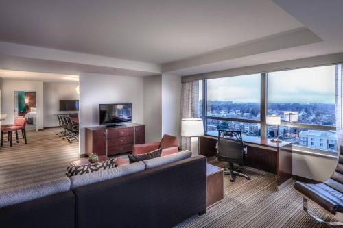 TV o dispositivi per l'intrattenimento presso Residence Inn by Marriott Arlington Ballston
