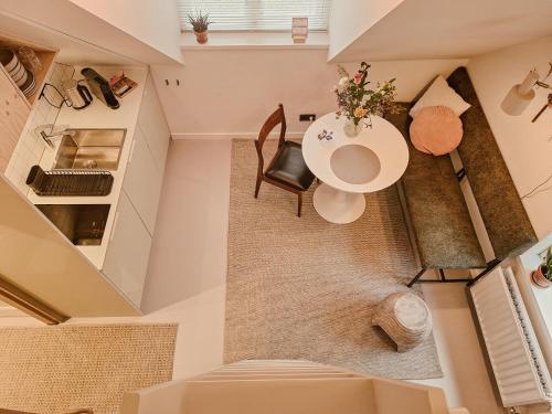 Χώρος καθιστικού στο Boutiquehotel & Tiny houses PLEK17