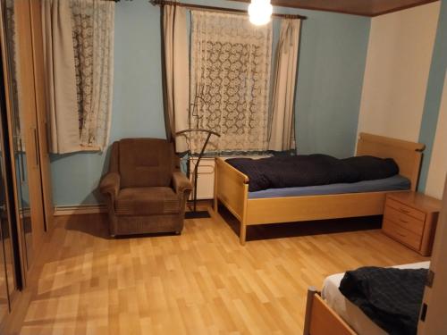 Posezení v ubytování Monteurwohnung Alleinnutzung 6 Personen Eschershausen