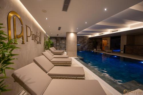 Bazén v ubytování PineHill Hotel, Restaurant , Pool & Spa - RAZEM nebo v jeho okolí