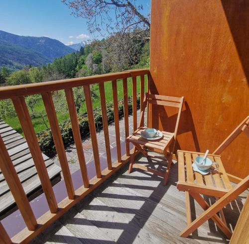 Μπαλκόνι ή βεράντα στο Chalet Dolomiti
