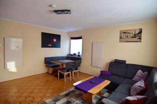 Posezení v ubytování Ferienwohnung Kulmbach