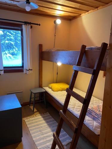 Postel nebo postele na pokoji v ubytování Åre, Trillevallen stuga Dio
