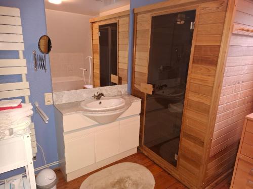 Koupelna v ubytování B&B Wepa-hof