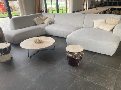 Ruang duduk di Vakantiehoeve La Joyelle