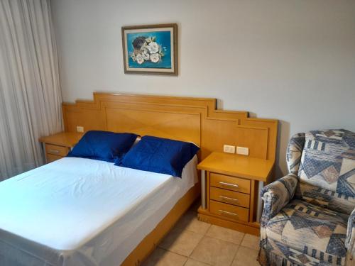 Postel nebo postele na pokoji v ubytování Casa c piscina, churrasq e Wi-Fi, lazer completo