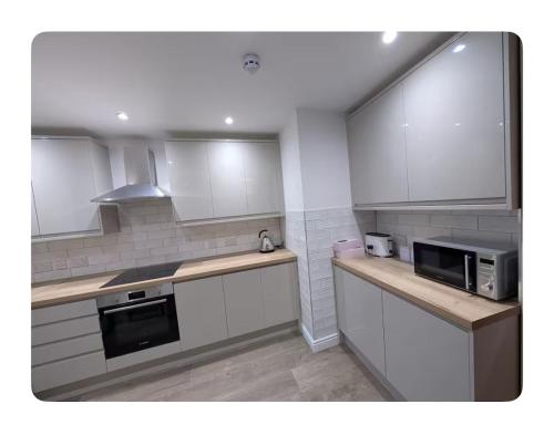 Η κουζίνα ή μικρή κουζίνα στο Park Street Accommodation, Room 2