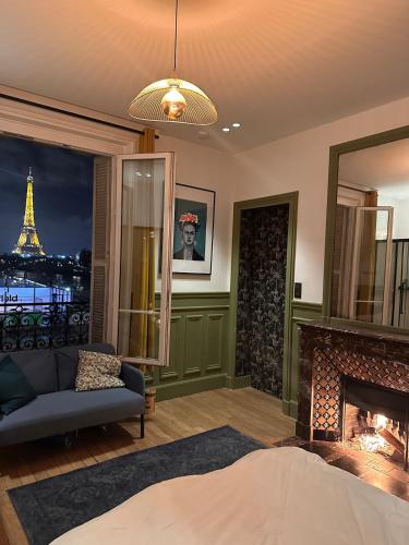 Joli appartement avec cheminée