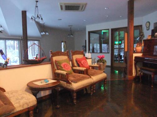 Ruang duduk di Gasthof Ascot