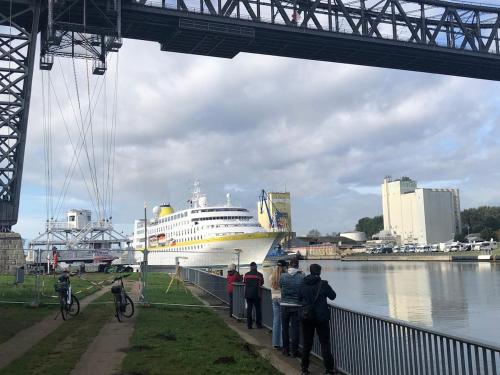 Výhled na řeku, která protéká v blízkosti prázdninového domu