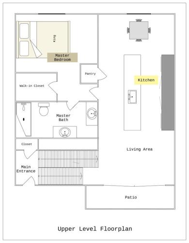 a floor plan of a house at Pet Friendly Townhouse in Edwards Community in Edwards