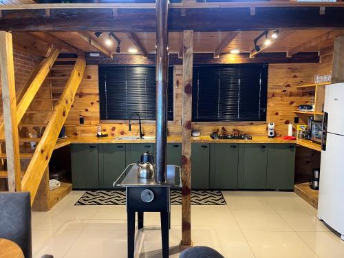 Dapur atau dapur kecil di Casa da Colina - Campo Novo