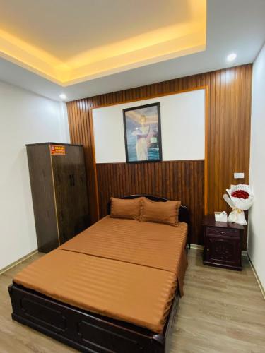 Postel nebo postele na pokoji v ubytování Joy Nibi Guest House