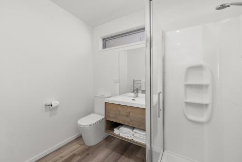 Koupelna v ubytování Ranui Lodge