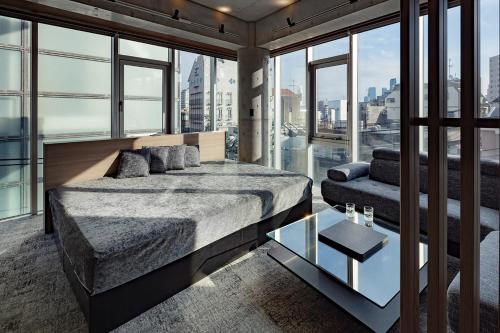 Χώρος καθιστικού στο The SAUNA Escape Shibuya