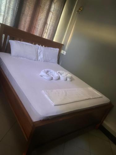 Postel nebo postele na pokoji v ubytování Peaceful Nest-Dar