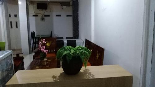 Posezení v ubytování Wisma Kencana