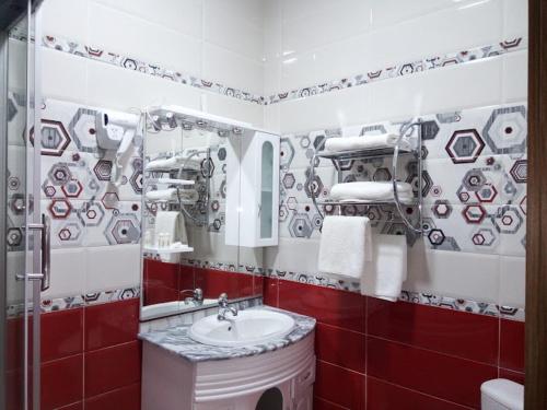 Koupelna v ubytování Hotel D'orient