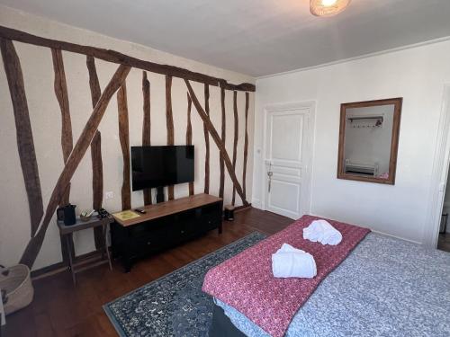 Μια τηλεόραση ή/και κέντρο ψυχαγωγίας στο Maison POL Amboise