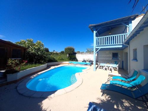 Meschers sur Gironde - SEDUISANT COIN DE PARADIS avec sa PISCINE PRIVEE