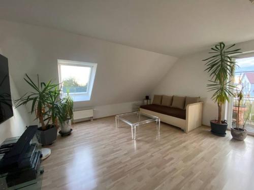Χώρος καθιστικού στο Top Wohnung im Süden von Augsburg