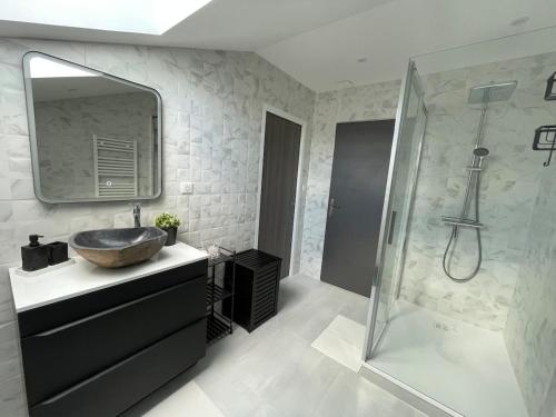 Ένα μπάνιο στο Appartement T2 Il Dolce Farniente