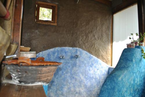 Zona d'estar a Temazcal Casa de Barro