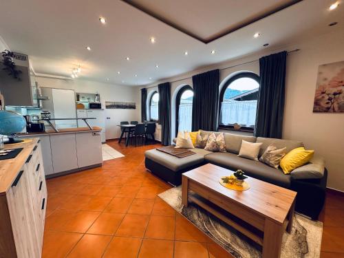Kuchyň nebo kuchyňský kout v ubytování Appartement Treffhour