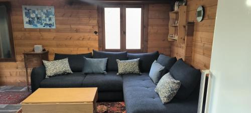 Χώρος καθιστικού στο Chalet de l 'étang