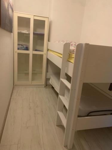 Postel nebo postele na pokoji v ubytování Fewo Lange