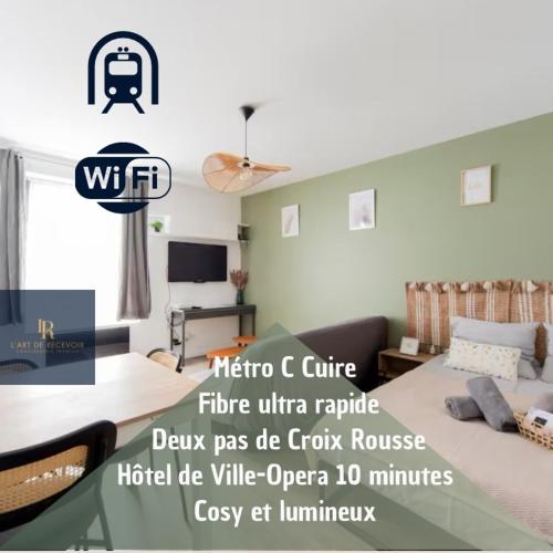 Art de recevoir - L'Écrin de Margnolles - Croix Rousse - Métro C-Cuire