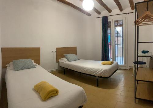 Postel nebo postele na pokoji v ubytování Casa rural Entre Dos Rios