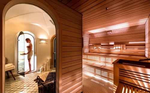 Koupelna v ubytování Hotel Spitaler