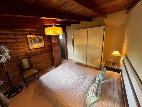 Postel nebo postele na pokoji v ubytování Refugio del mar