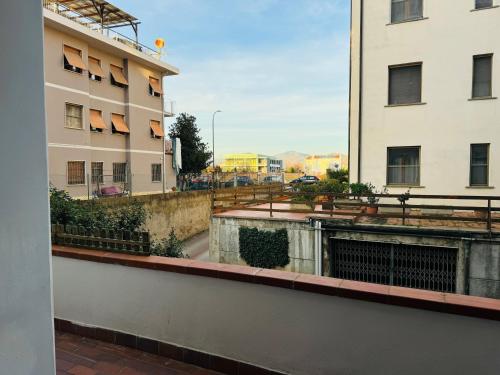 a view from a balcony of a building at B&B Porta Aperta in Pisa