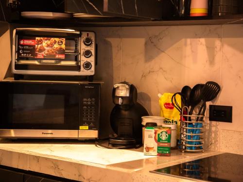 Dapur atau dapur kecil di Moderna Casa con piscina , jacuzzi y generador electrico