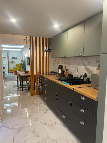 Kuchyň nebo kuchyňský kout v ubytování Queluz Maison