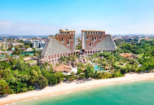 an aerial view of the paradisus cancun resort at Centara Grand Mirage Beach Resort Pattaya in North Pattaya