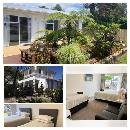 a collage of pictures of a house at Tripinn Modern Motels & Affordable Accommodation in Westport