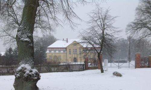 Schloss Grabow, Resting Place & a Luxury Piano Collection Resort, Prignitz Brandenburg að vetri til