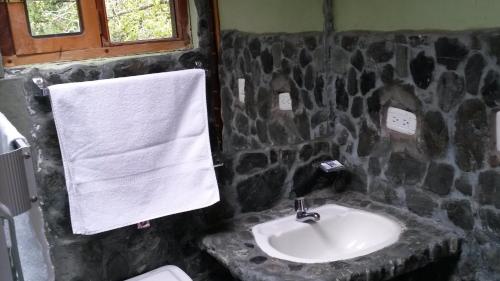 Koupelna v ubytování La Casta